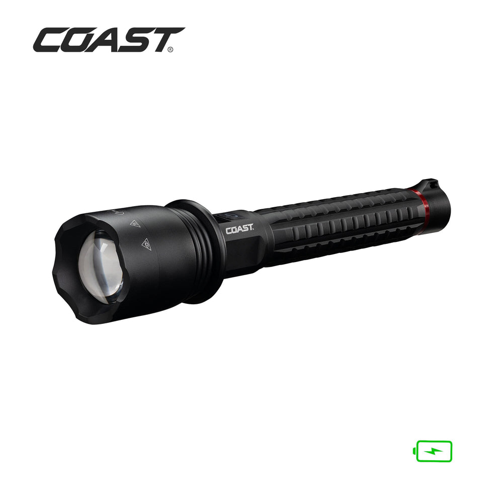 Linterna Recargable de Mano XP40R Negra Coast Coast 