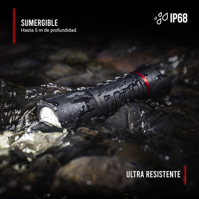 Linterna Dual Táctica PS500R Negra Coast Coast 