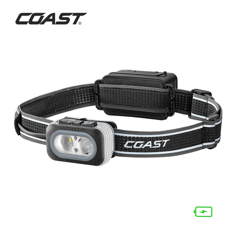 Linterna Recargable de Cabeza RL20R Negra Coast Coast 