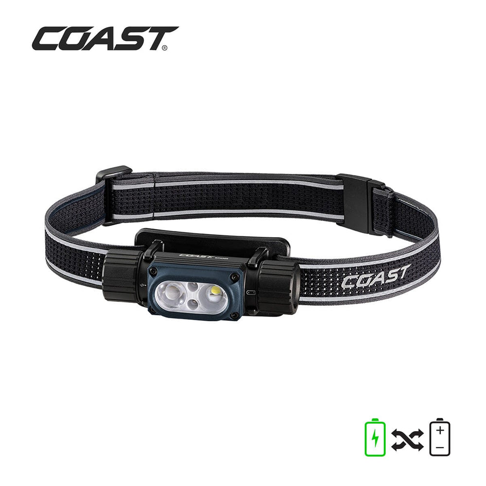 Linterna Dual de Cabeza WPH30R Negra Coast Coast 