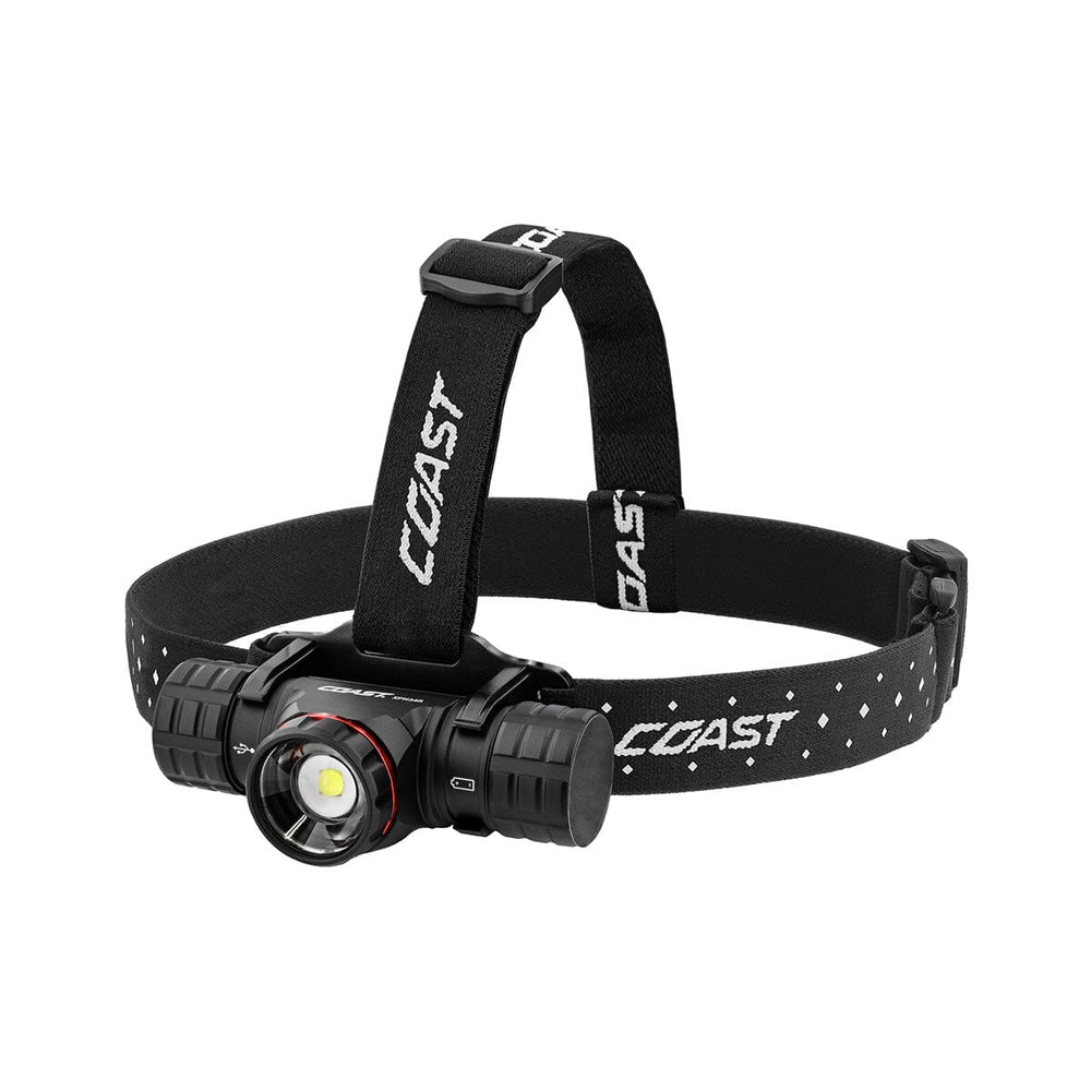 XPH34R | Linterna Dual de Cabeza Coast Coast Negro 