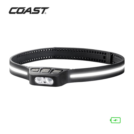 Linterna Recargable de Cabeza LHS500R Negra Coast Coast 