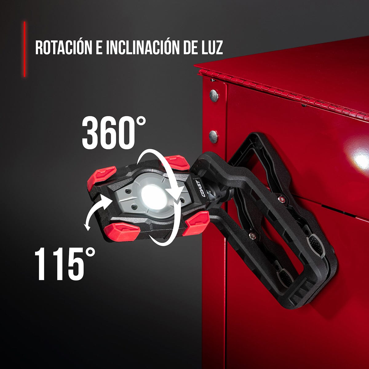 Linterna Recargable de Trabajo CL20R Negra Coast Coast 