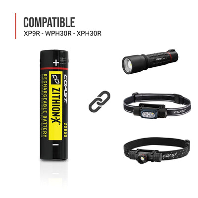Batería de Litio Recargable ZX850 para XP9R / WPH30R / XPH30R Coast Coast 