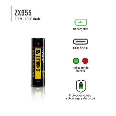 Batería de Litio Recargable ZX955 para XPH34R / WPH34R Coast Coast 