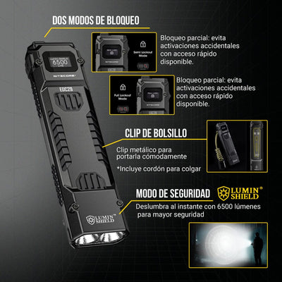 Linterna de Mano EDC29 Negra Nitecore Nitecore 