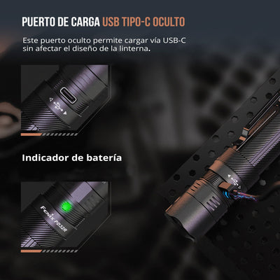 Linterna Táctica PD32R Negra Fénix Linterna Fenix 