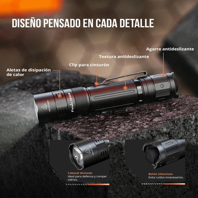 Linterna Táctica PD32R Negra Fénix Linterna Fenix 