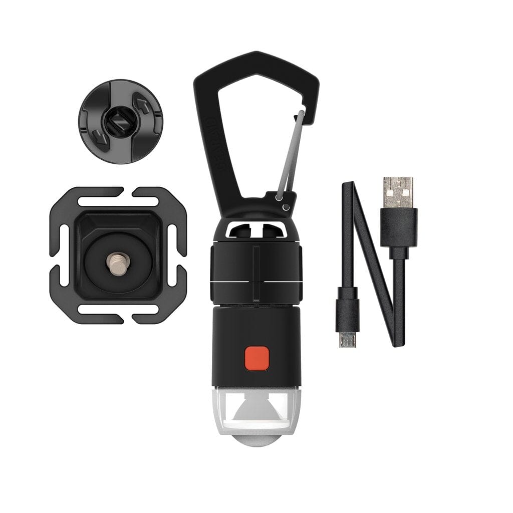 KIT DE MOSQUETON Y LINTERNA | Gear Aid Linterna Gear Aid Negro 