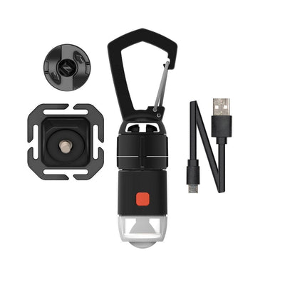 KIT DE MOSQUETON Y LINTERNA | Gear Aid Linterna Gear Aid Negro 