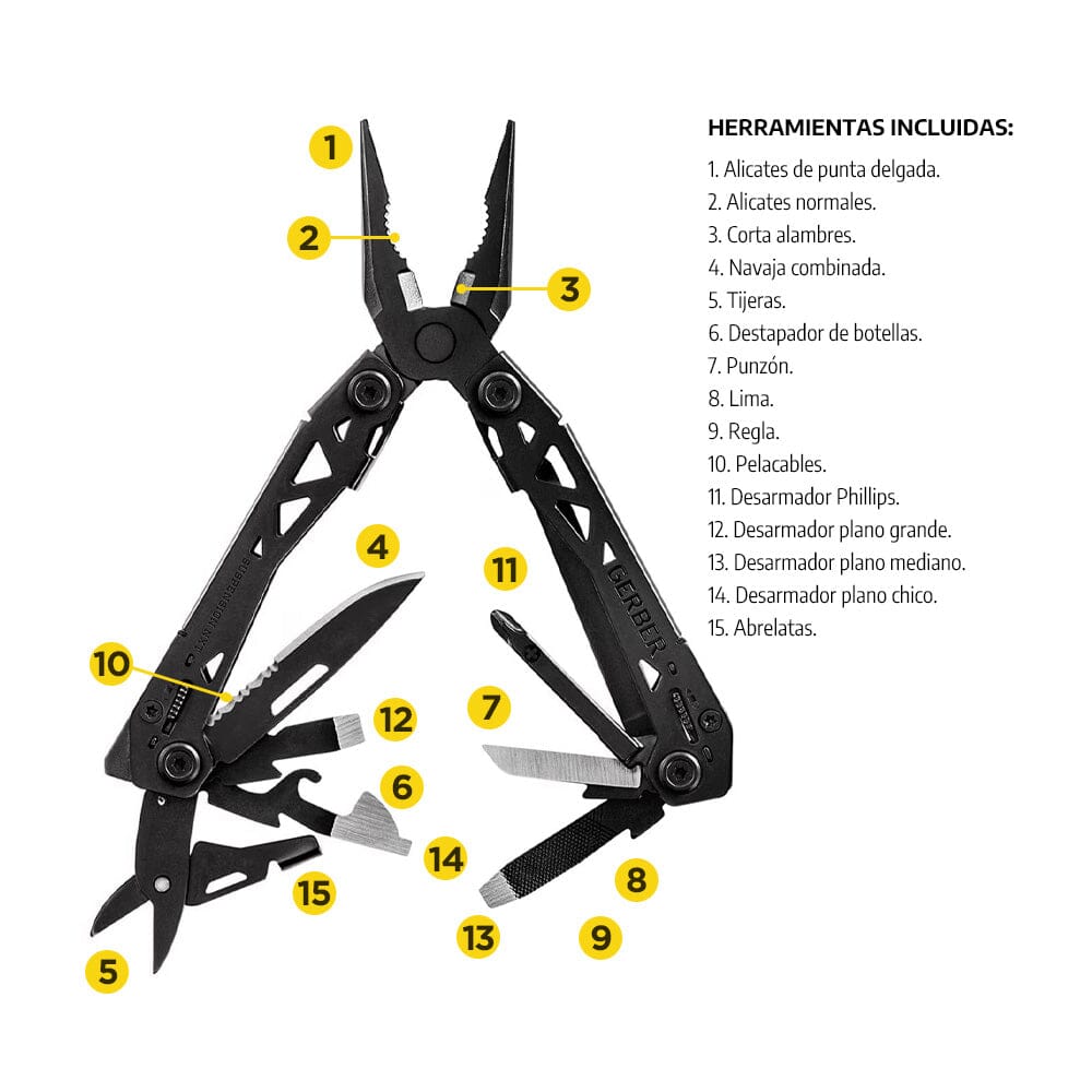Multiherramienta SUSPENSION NXT Negra Gerber Gerber 
