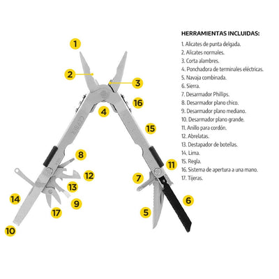 Multiherramienta MP600 PRO SCOUT KIT Plata Gerber Gerber 