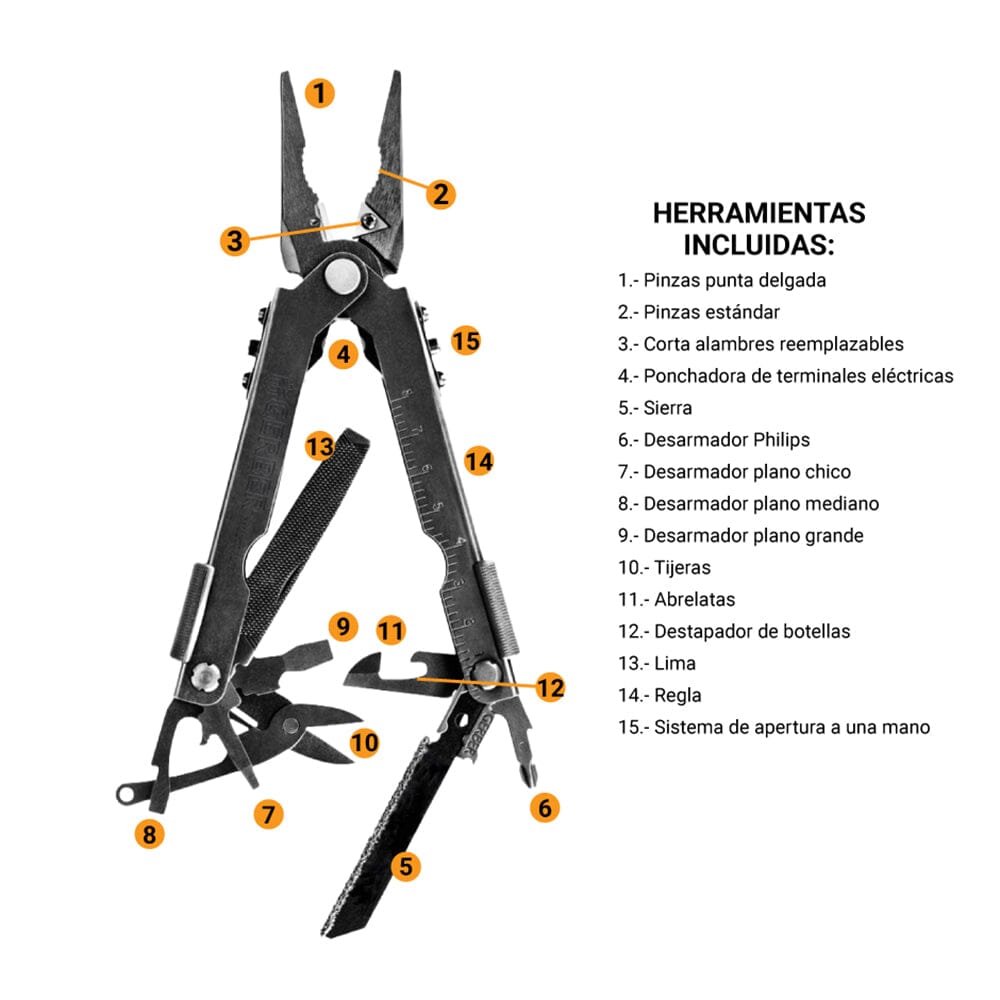 MP600 | Multiherramienta sin navaja Gerber Gerber 