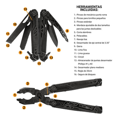 DUAL FORCE | Multiherramienta Gerber Toho Outdoor 