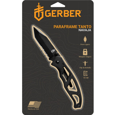 PARAFRAME TANTO | Navaja Combinada Gerber Gerber 