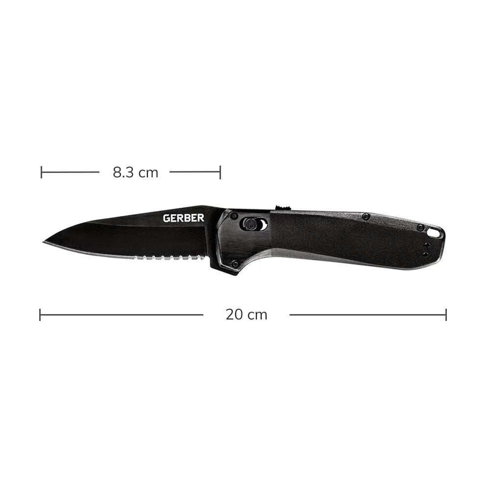 Navaja Combinada HIGHBROW Negra Geber Navaja Gerber 