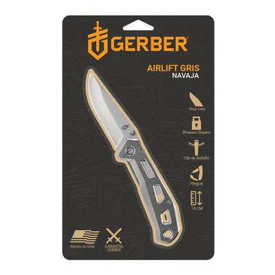 Navaja Lisa Airlift Plateado Gerber Navaja Gerber 