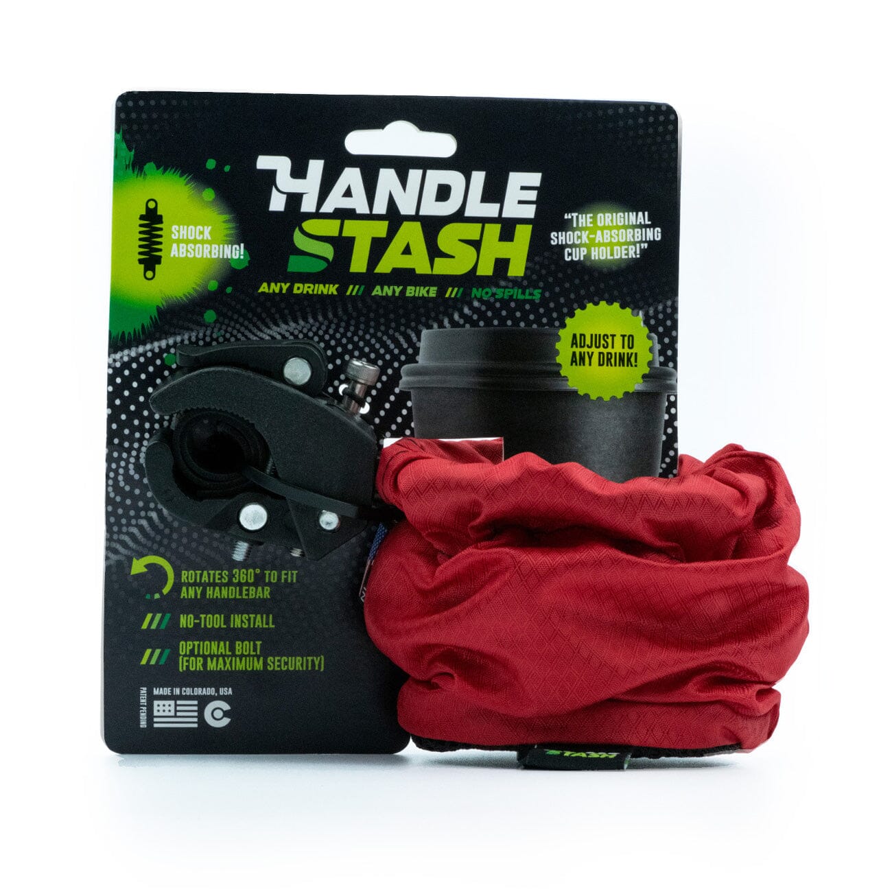 Porta Vasos para Bicicleta Rojo Handlestash Handlestash 