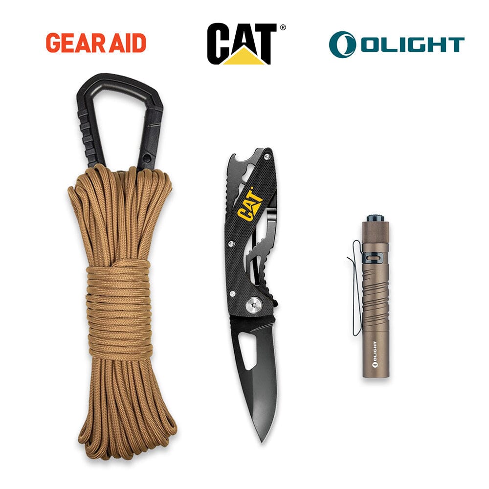 CAT Juego de herramientas multiherramienta, cuchillo y llavero