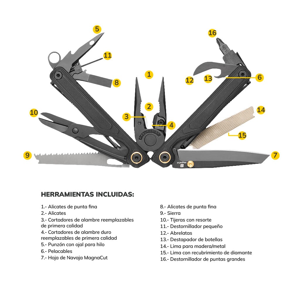 WAVE ALPHA | Multiherramienta Leatherman Multiherramienta Leatherman Leatherman 