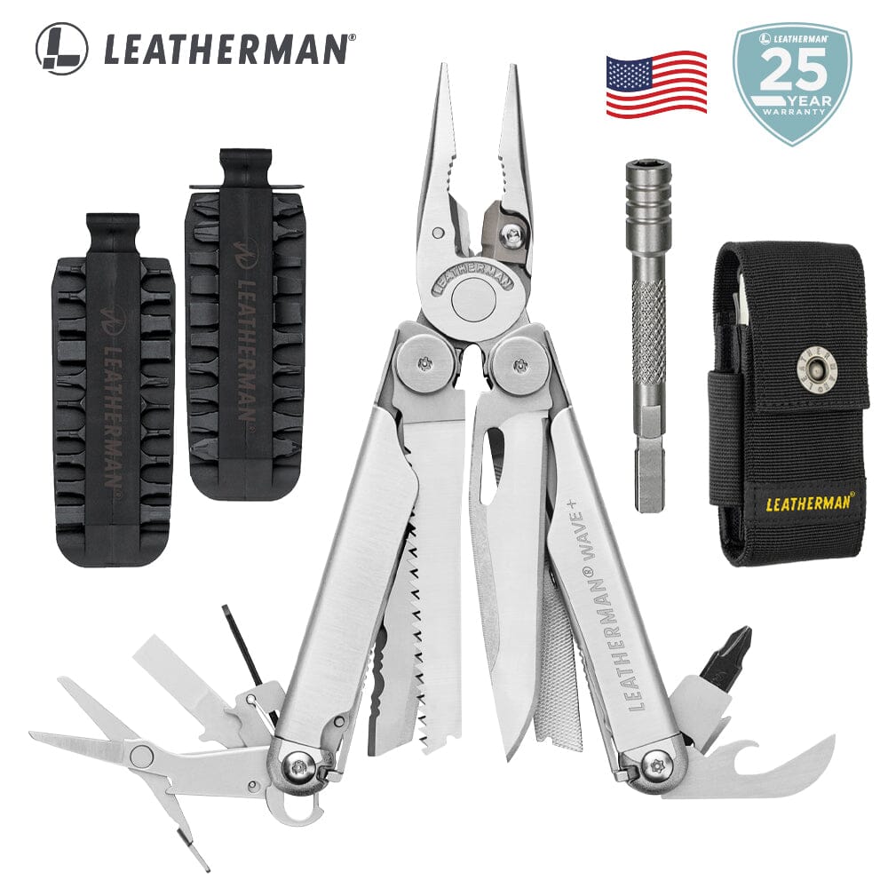 Kit de Multiherramienta con Accesorios WAVE+ Plata Leatherman Leatherman 