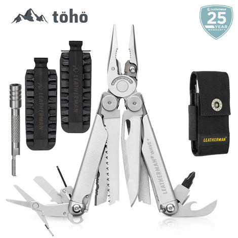 Kit de Multiherramienta con Accesorios WAVE+ Plata Leatherman Leatherman 