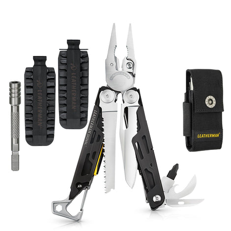 Kit de Multiherramienta con Accesorios SIGNAL Plata Leatherman Leatherman Negro 
