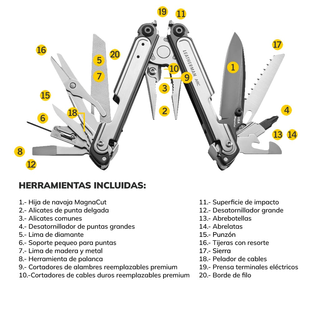 Multiherramienta ARC Leatherman Leatherman 