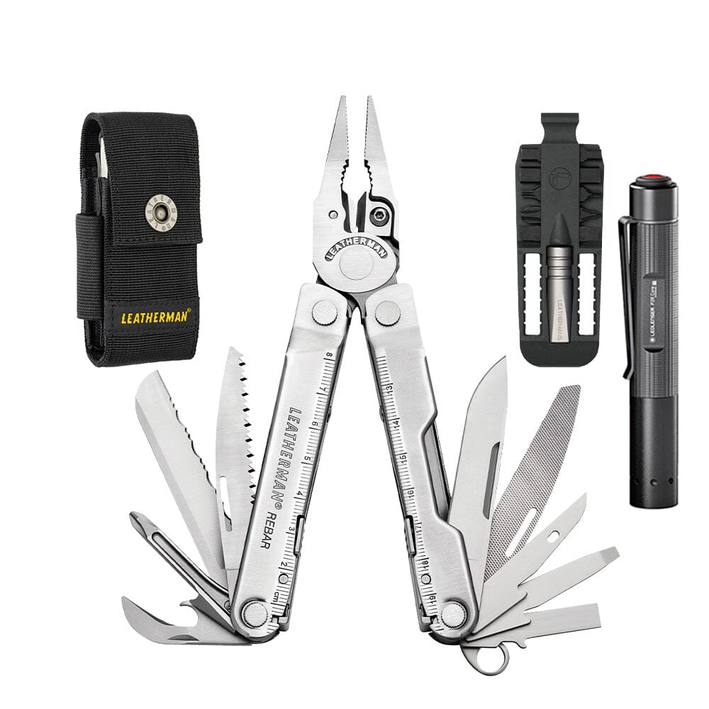 KIT REBAR #1 | Incluye Linterna P2R CORE y Adaptador Leatherman Leatherman 