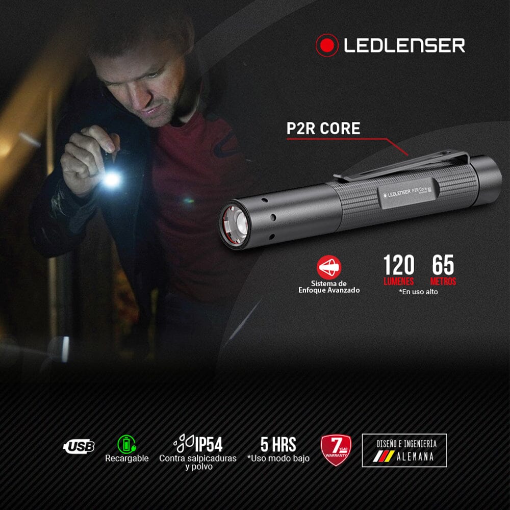 KIT REBAR #1 | Incluye Linterna P2R CORE y Adaptador Leatherman Leatherman 