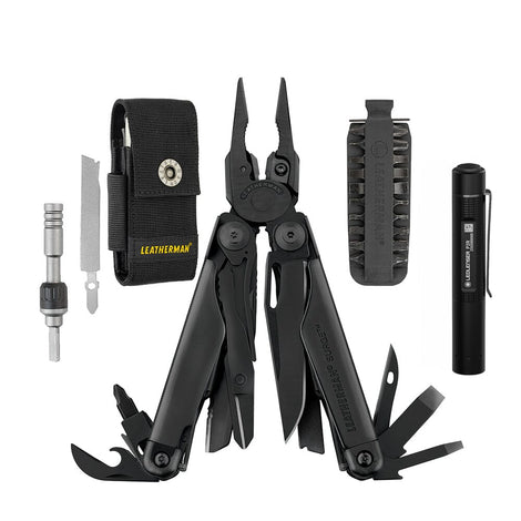SURGE con Linterna P2R Core Ledlenser y Matraca | Kit Multiherramienta Leatherman Leatherman 