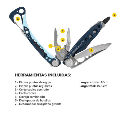 SKELETOOL CX | Multiherramienta Leatherman Multiherramienta Leatherman Leatherman 
