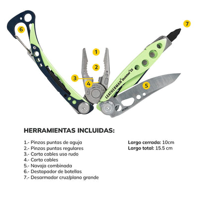 SKELETOOL CX | Multiherramienta Leatherman Multiherramienta Leatherman Leatherman 