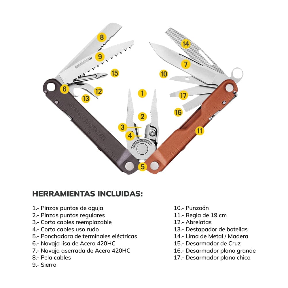 REBAR | Multiherramienta Leatherman Leatherman 