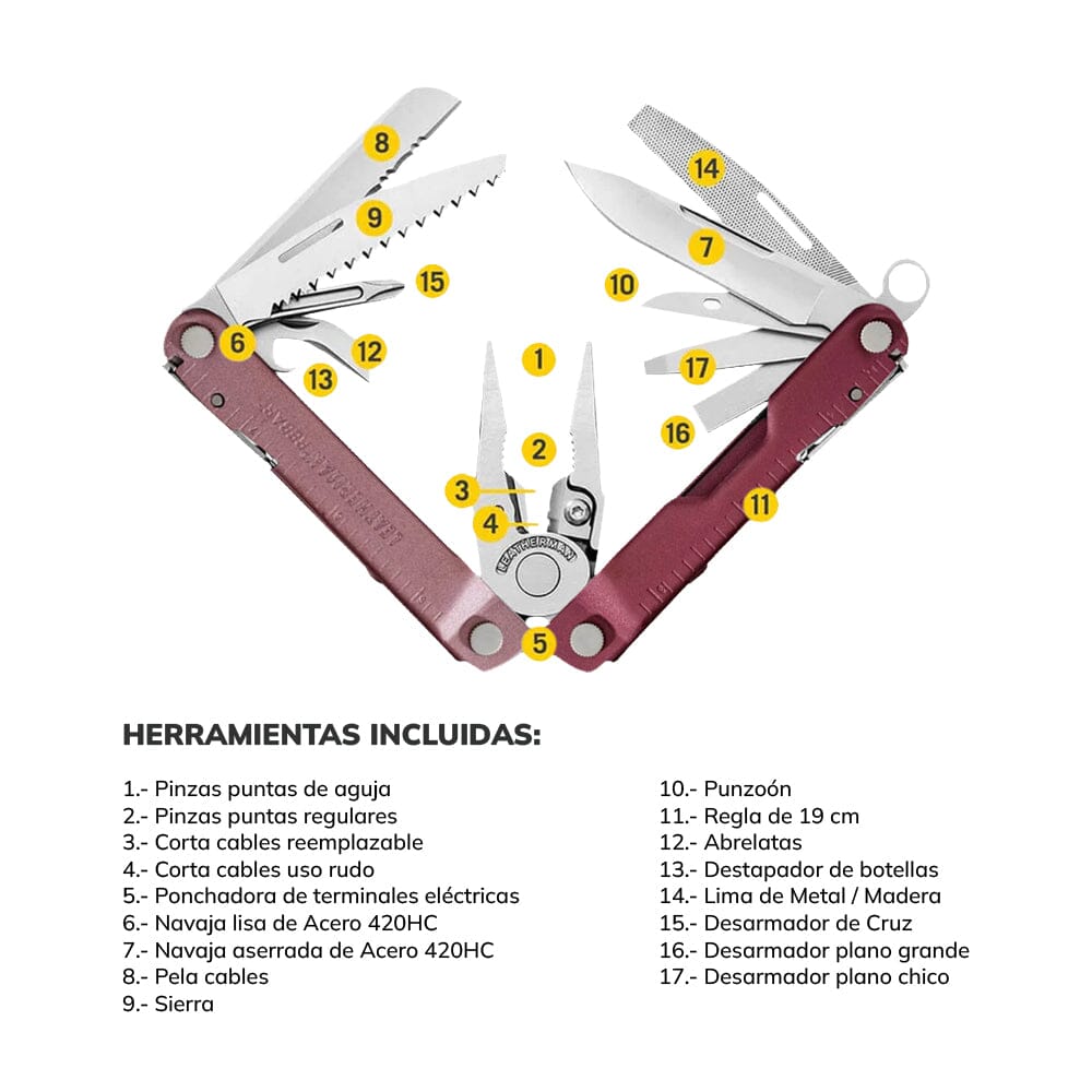 REBAR | Multiherramienta Leatherman Leatherman 