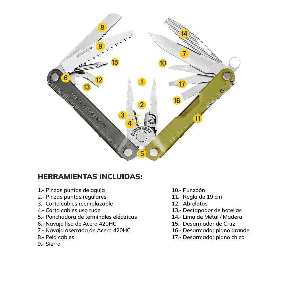 REBAR | Multiherramienta Leatherman Leatherman 