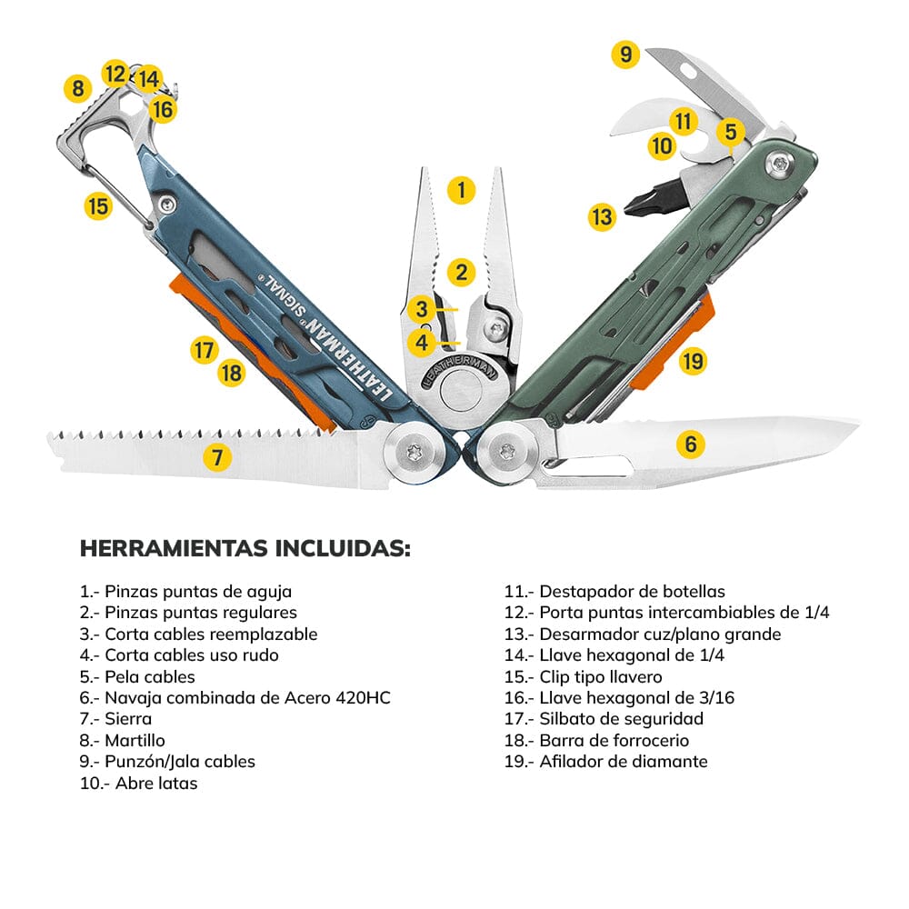 SIGNAL | Multiherramienta Leatherman Multiherramienta Leatherman Leatherman 