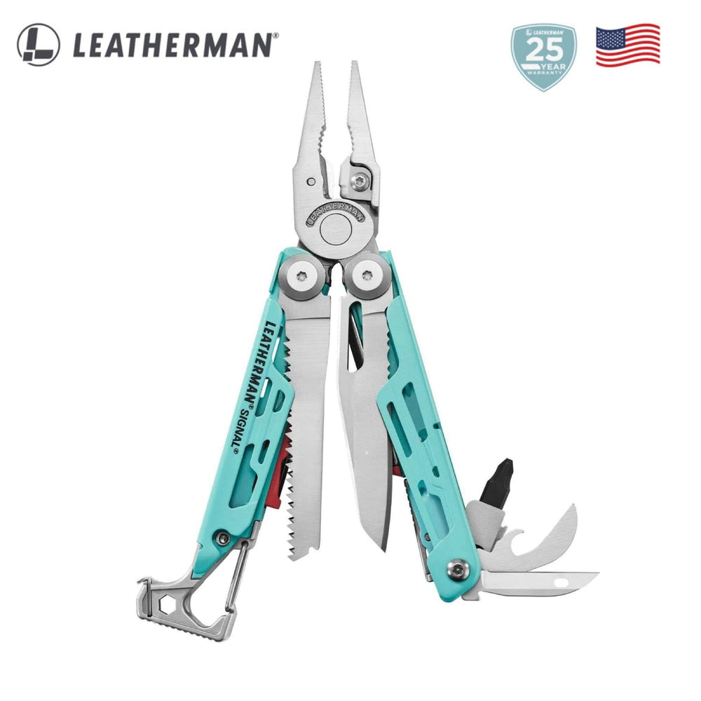 Multiherramienta SIGNAL Leatherman Leatherman Aqua/Plata 