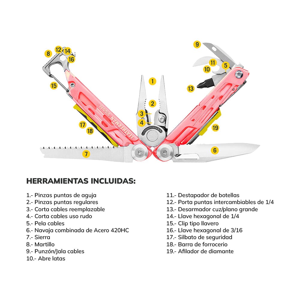 Multiherramienta SIGNAL Leatherman Leatherman 