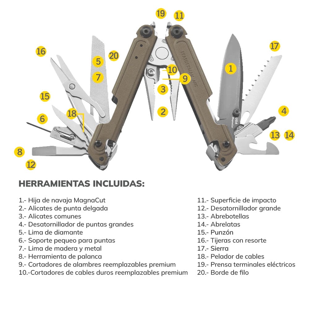 ARC | Multiherramienta Leatherman Multiherramienta Leatherman Leatherman 