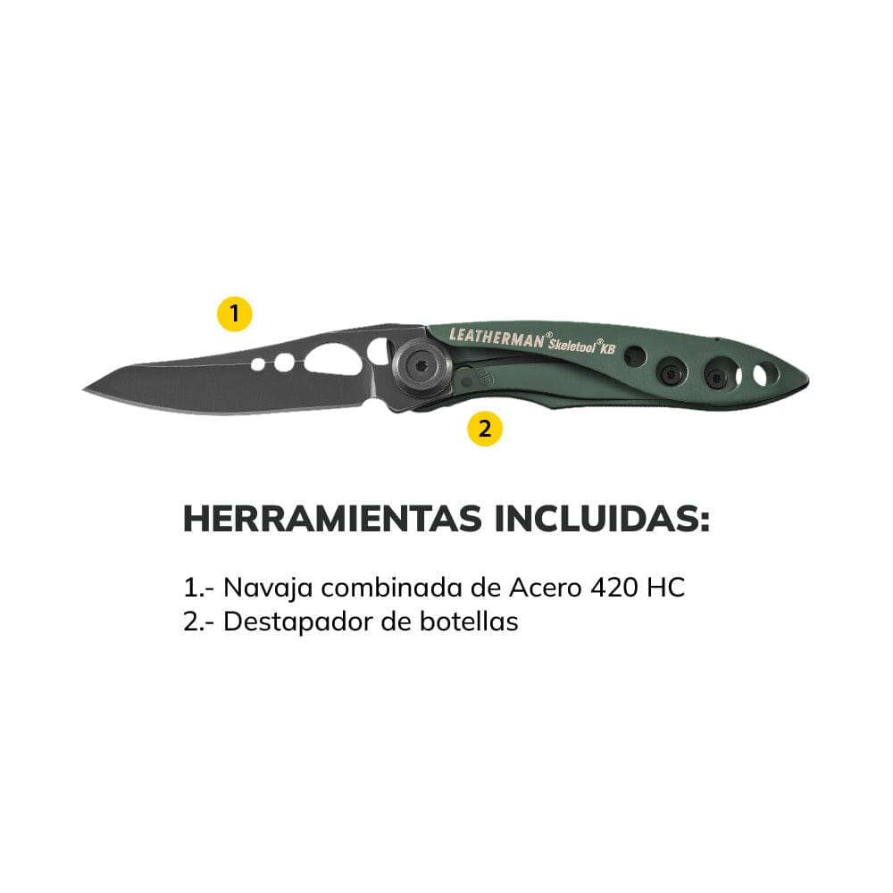 Navaja Skeletool KB Leatherman Navaja LEATHERMAN 