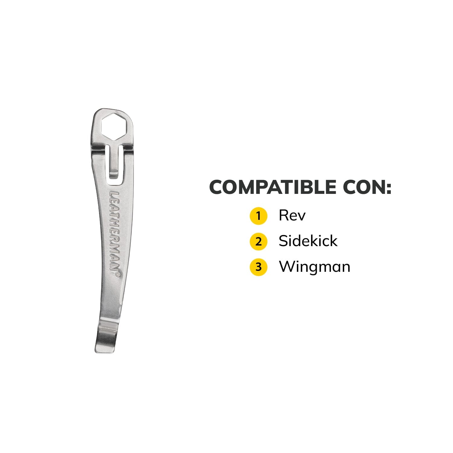 Clip de Bolsillo Plata Leatherman Leatherman 