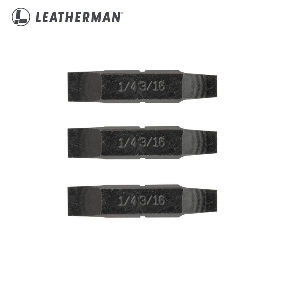 Juego de 3 Puntas Intercambiables Planas Negra Leatherman Leatherman 
