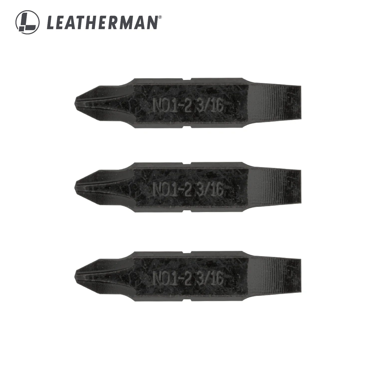 Juego de 3 Puntas Intercambiables de Cruz / Planas Negra Leatherman Leatherman 