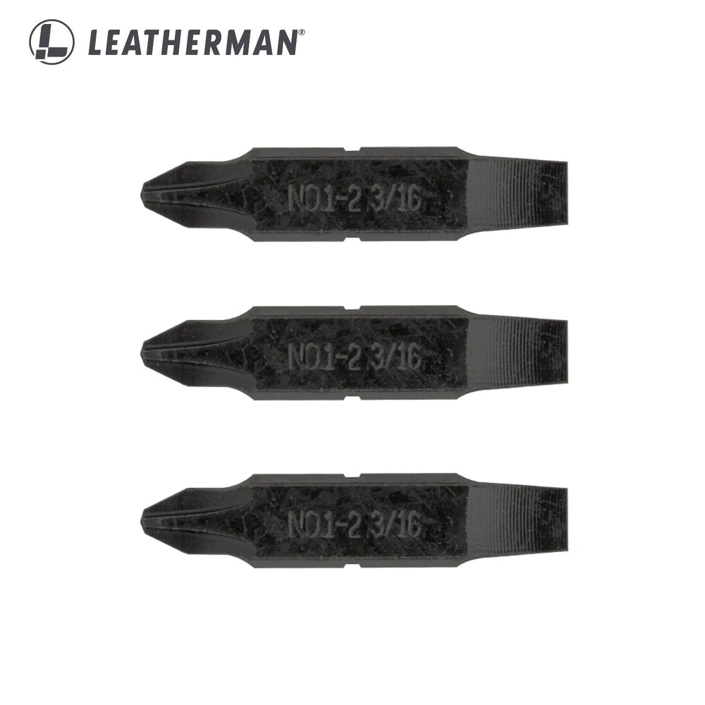 Juego de 3 Puntas Intercambiables de Cruz / Planas Negra Leatherman Leatherman 