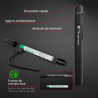 P4R | Linterna Recargable de Bolsillo Ledlenser Ledlenser 
