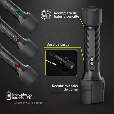 Linterna Recargable de Mano P5R WORK Negra Ledlenser Ledlenser 
