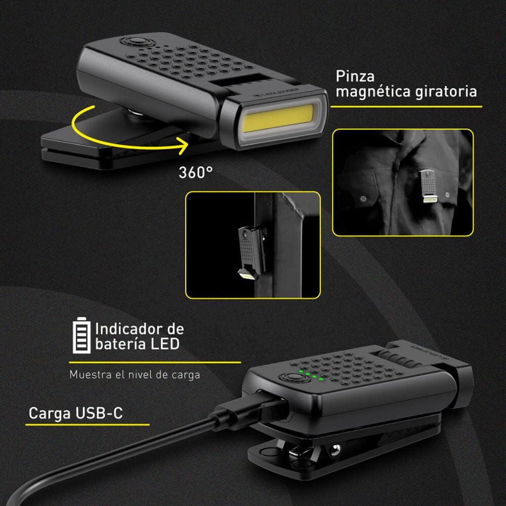Linterna Recargable Industrial W1R Work Ledlenser Linterna Ledlenser 