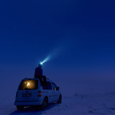 Linterna Recargable de Cabeza H7R CORE Negra Ledlenser Ledlenser 