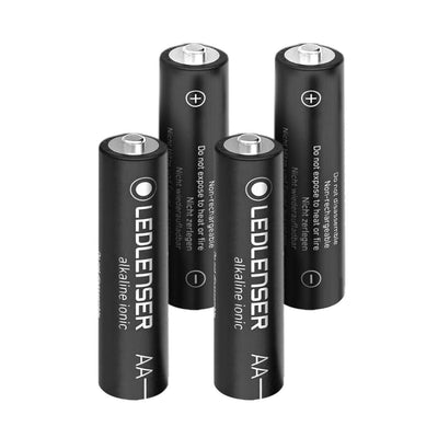 500980 | Paquete 4 Pilas Alcalinas Ledlenser Ledlenser AA Negro 
